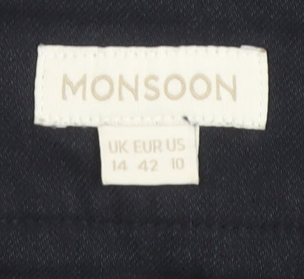 Monsoon Women's Black Pencil Skirt Size 14