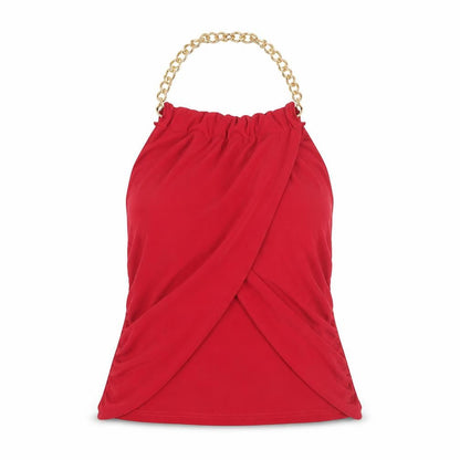 Womens UK Size 14 Quiz Red Camisole Blouse