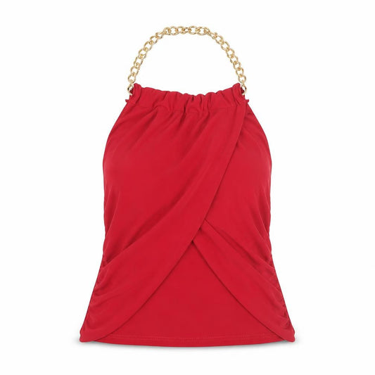 Womens UK Size 14 Quiz Red Camisole Blouse