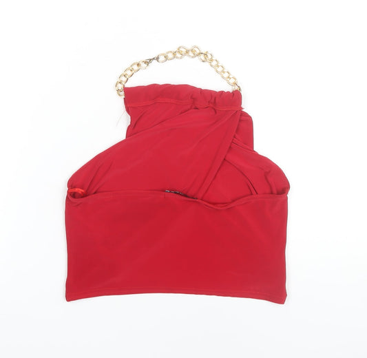 Quiz Women's Red Halter Camisole Top Size 14