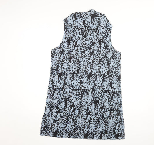 River Island Women's Black Geometric Dress Size 14