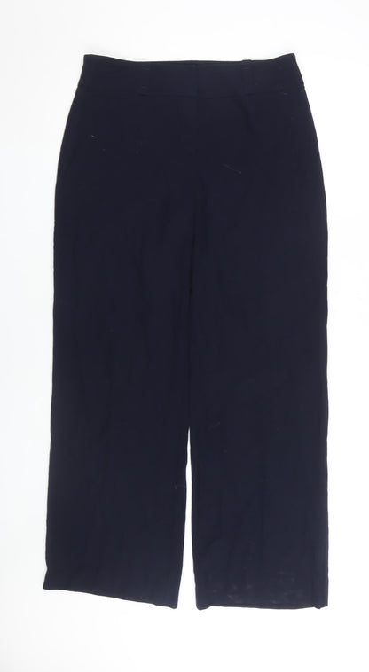 Womens UK Size 12 Marks and Spencer Regular Fit  Black Trousers