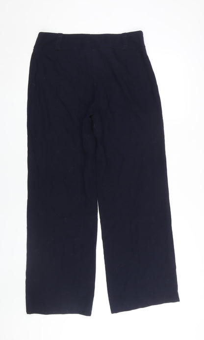 Womens UK Size 12 Marks and Spencer Regular Fit  Black Trousers