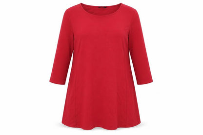 Roman Women's Red Dress Size 14 Round Neck