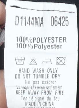 AX Paris Women's Black Floral A-Line Dress Size 14