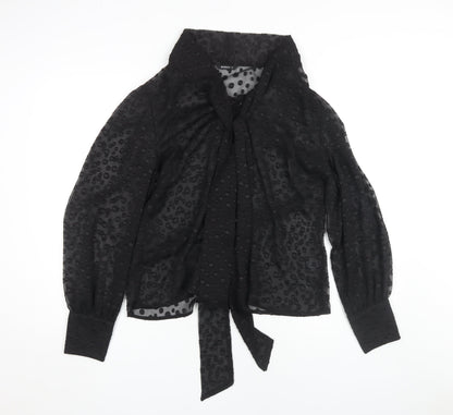 Womens UK Size 14 Roman Originals Black  Blouse