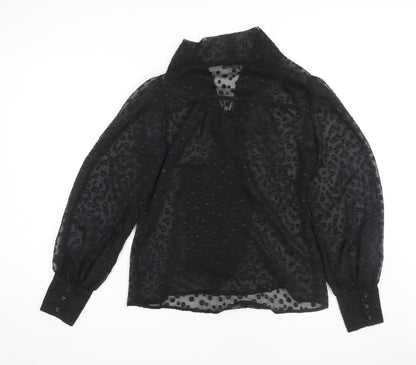 Womens UK Size 14 Roman Originals Black  Blouse