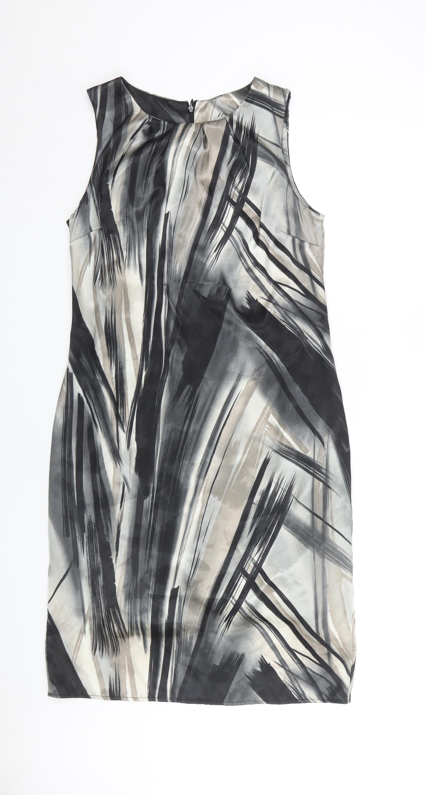 Wallis Women Grey Sheath Dress Size 12