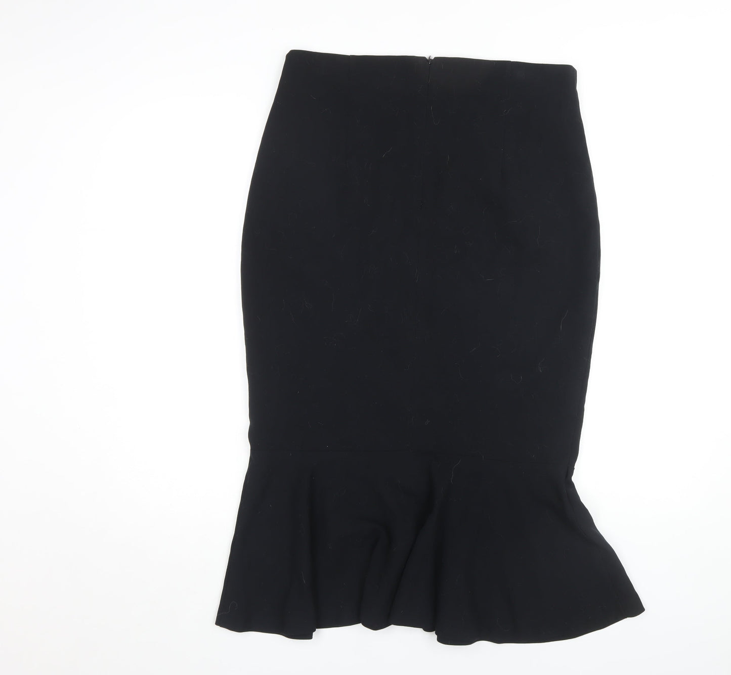 Marks and Spencer Black Trumpet Skirt, Size 12, Women's