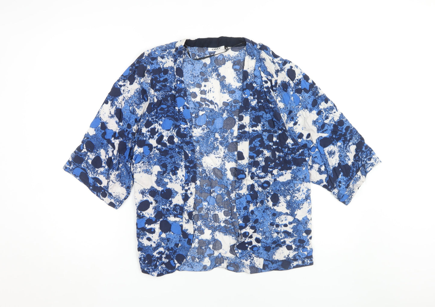 Womens UK Size 6 Only Blue Wrap Blouse