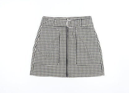 Womens UK Size 8 Stradivarius Straight & Pencil Tweed Skirt