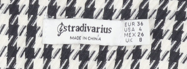 Womens UK Size 8 Stradivarius Straight & Pencil Tweed Skirt