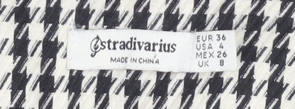 Womens UK Size 8 Stradivarius Straight & Pencil Tweed Skirt