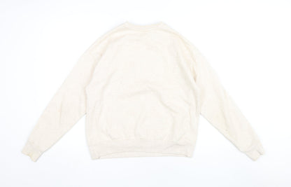 Womens UK Size XS Looney Tunes Beige Pullover Sweatshirt