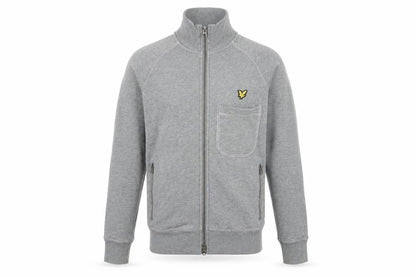Mens UK Size S Lyle & Scott Grey Full Zip Sweatshirt
