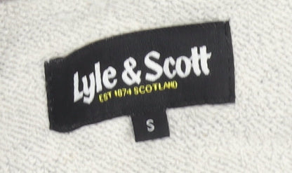 Mens UK Size S Lyle & Scott Grey Full Zip Sweatshirt