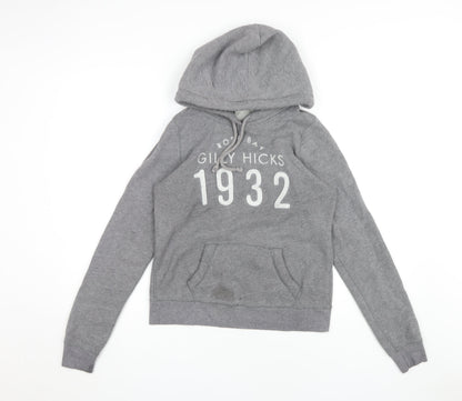 Womens UK Size M Gilly Hicks Grey Pullover Hoodie