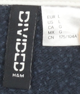 H&M Unisex Blue Toronto Print Sweatshirt, Size 12