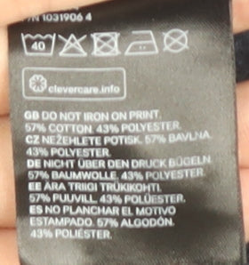 H&M Unisex Blue Toronto Print Sweatshirt, Size 12