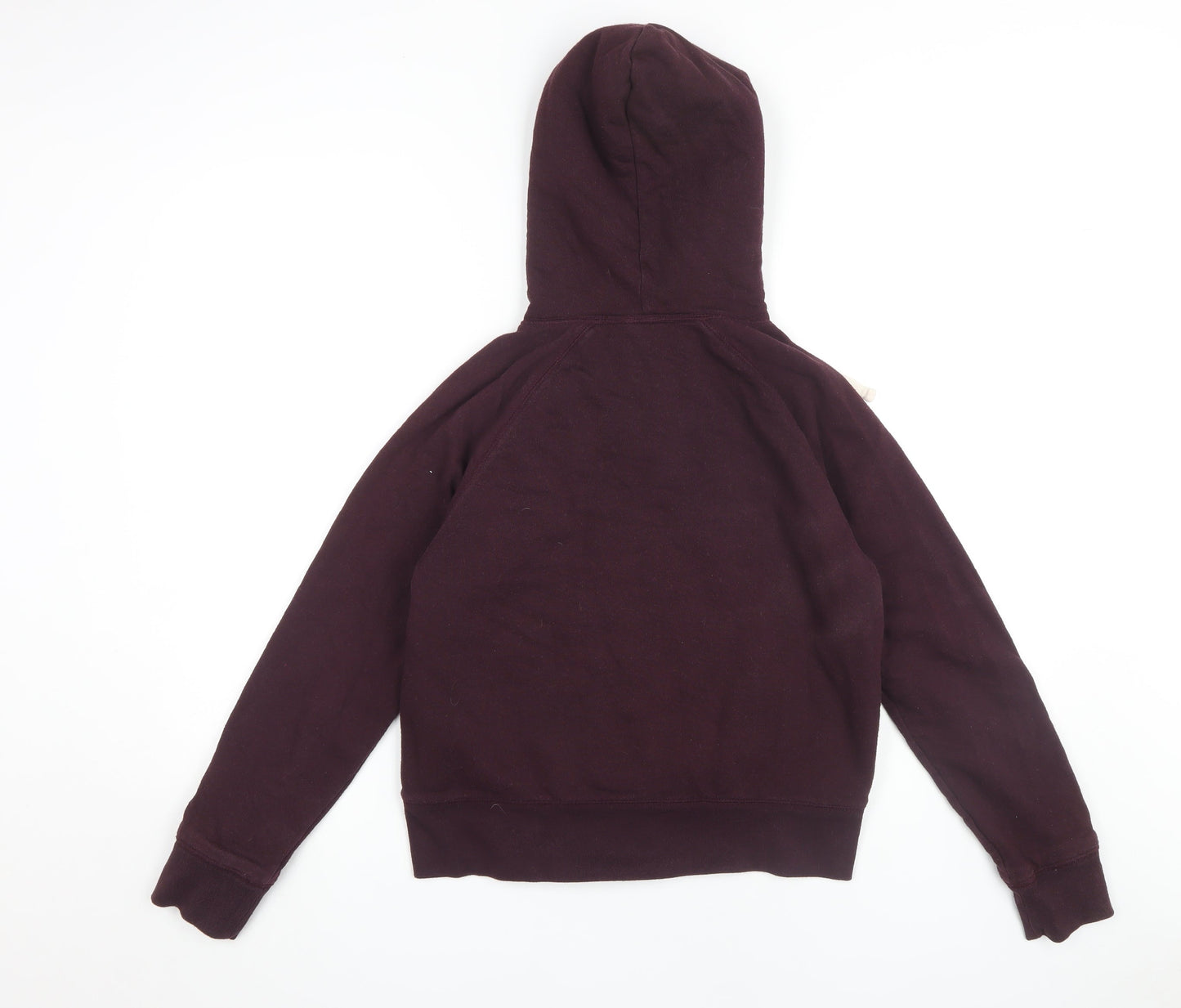 Gap Women's Red Hoodie S Petite Zip Logo Casual