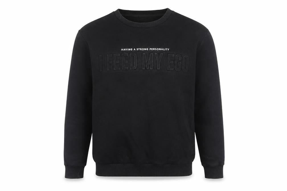 Mens UK Size S Zara Black Pullover Sweatshirt