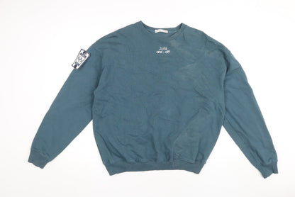 One - Off Men's Blue Sweatshirt M Pullover Long Sleeve