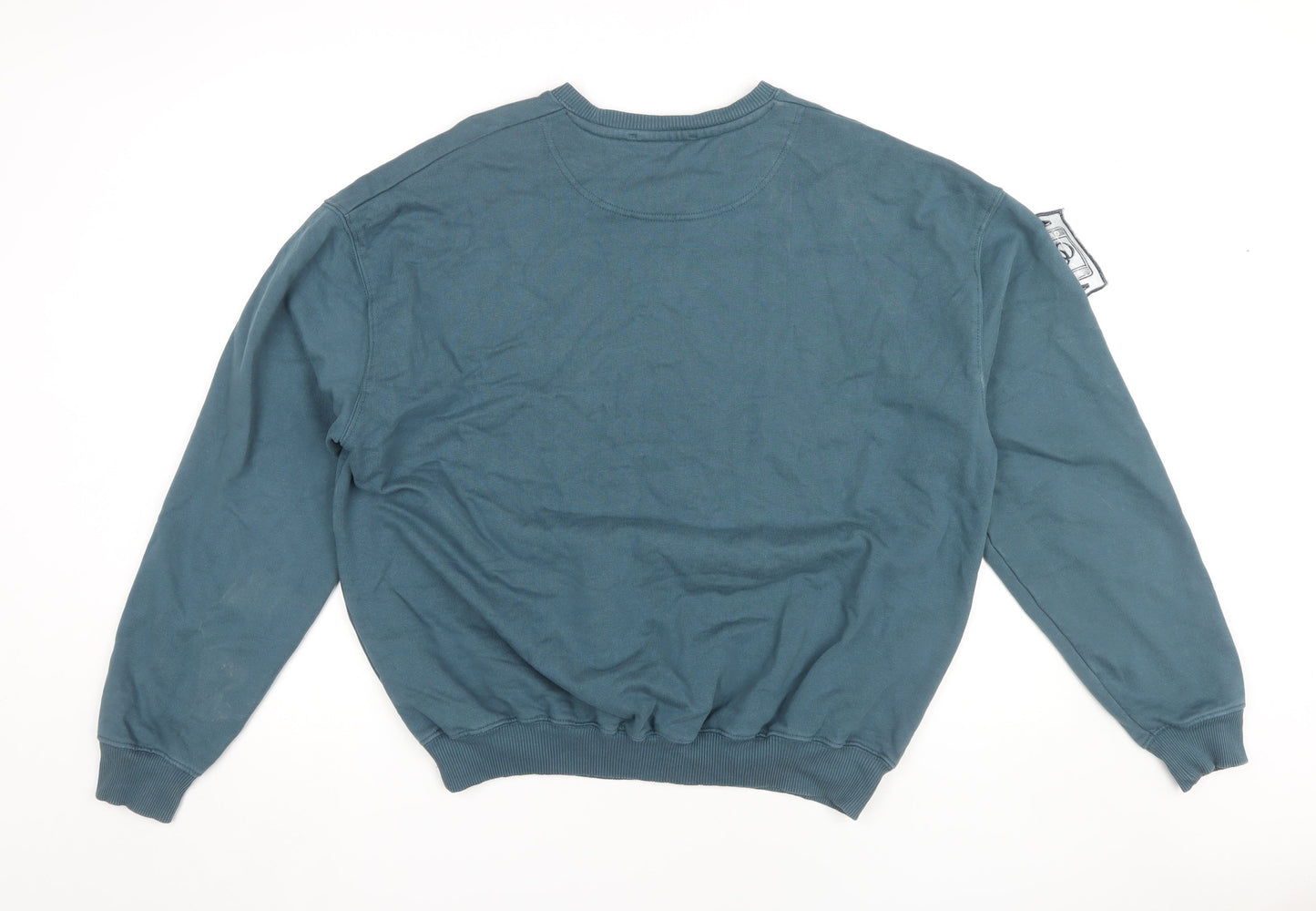 One - Off Men's Blue Sweatshirt M Pullover Long Sleeve