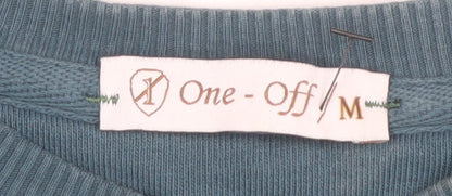 One - Off Men's Blue Sweatshirt M Pullover Long Sleeve