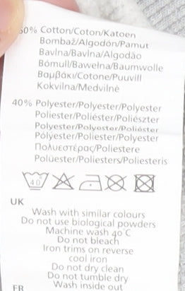 Lonsdale Women's Grey Full Zip Hoodie Size 16