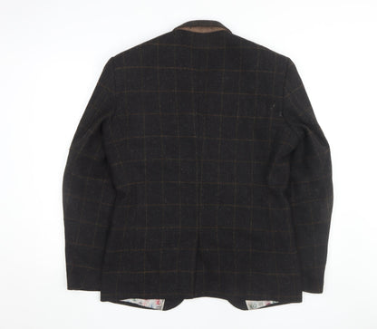 Mens UK Size M Cavani Regular Brown Suit Jacket