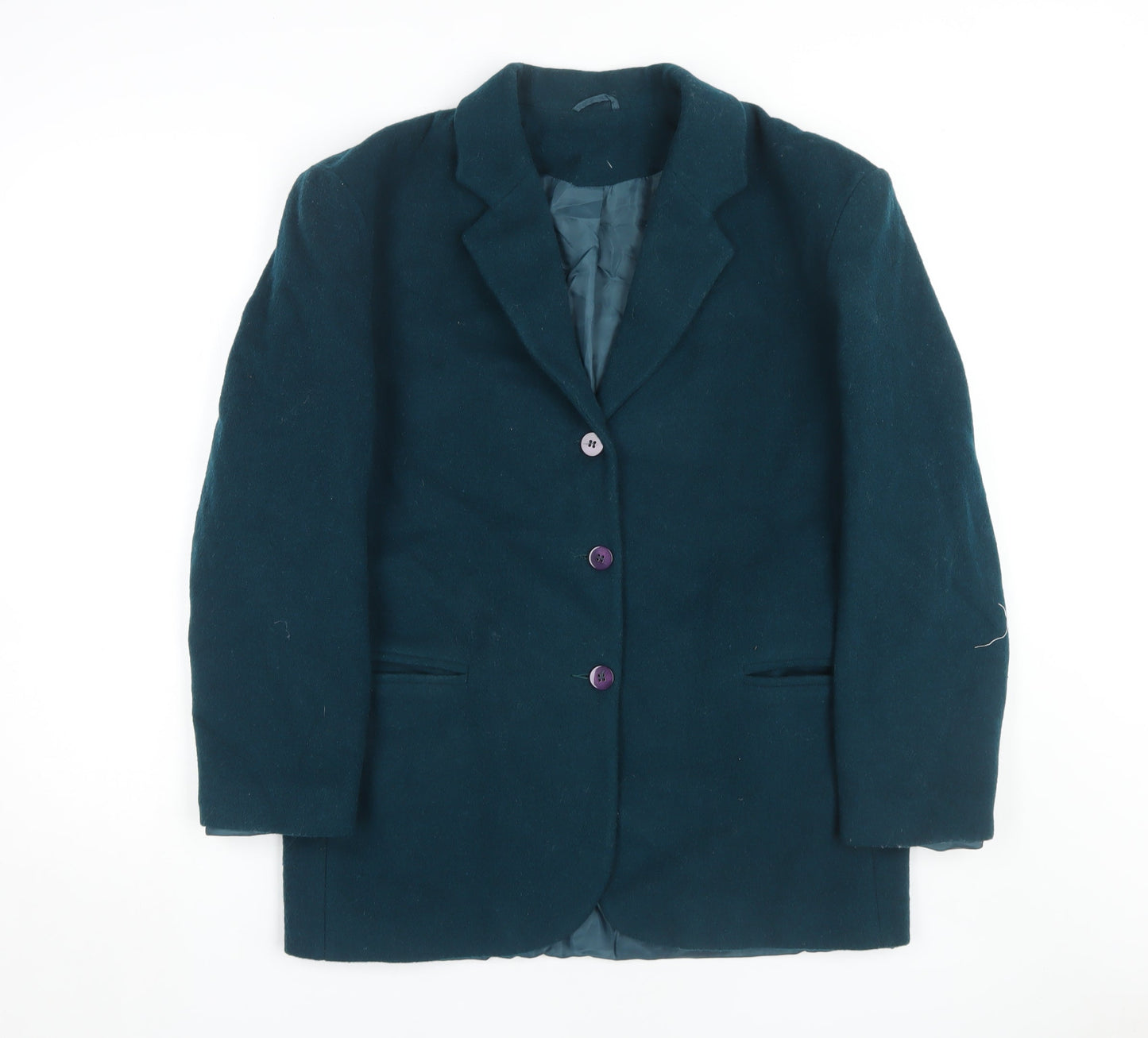 Style Inc Women's Green Wool Coat Size 12