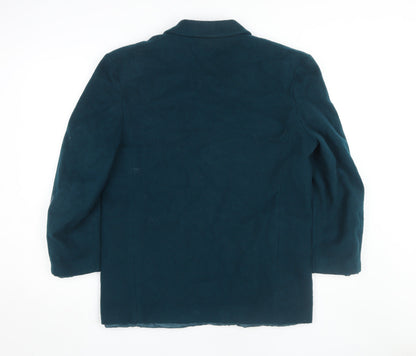 Style Inc Women's Green Wool Coat Size 12