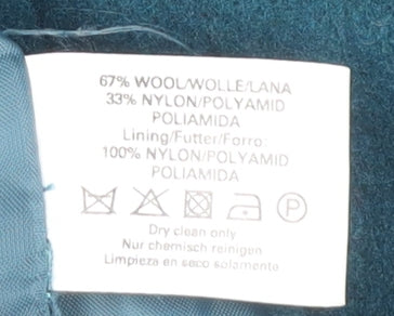 Style Inc Women's Green Wool Coat Size 12
