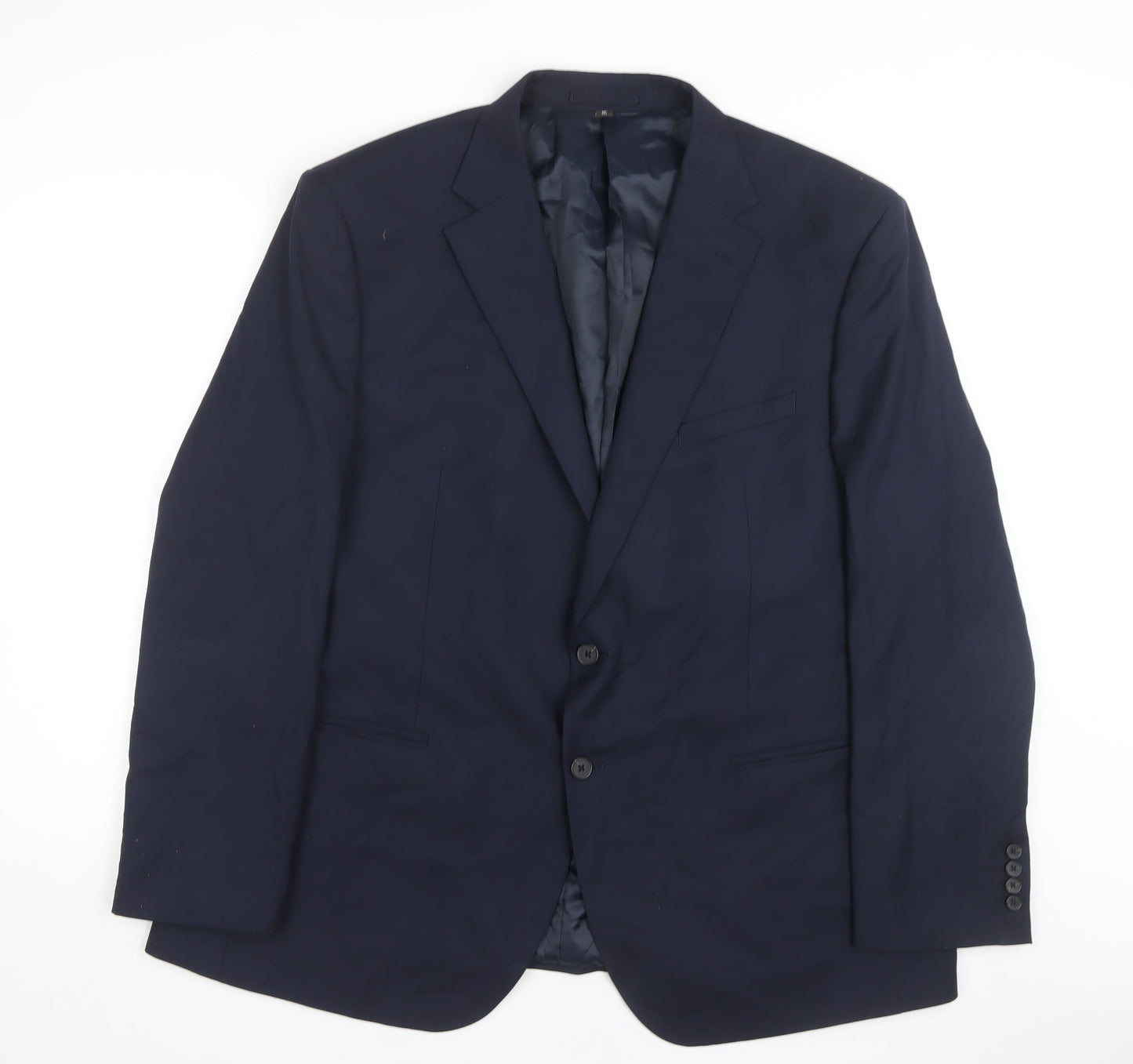 Mens UK Size 48 Marks and Spencer Regular Blue Suit Jacket