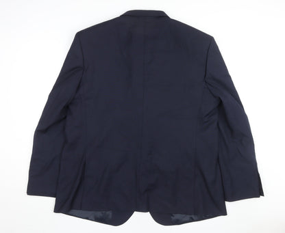 Mens UK Size 48 Marks and Spencer Regular Blue Suit Jacket