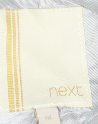 Next Women’s Grey Blazer Jacket Size 14 Business Style