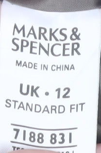 Marks and Spencer Women Brown Blazer Size 12 New