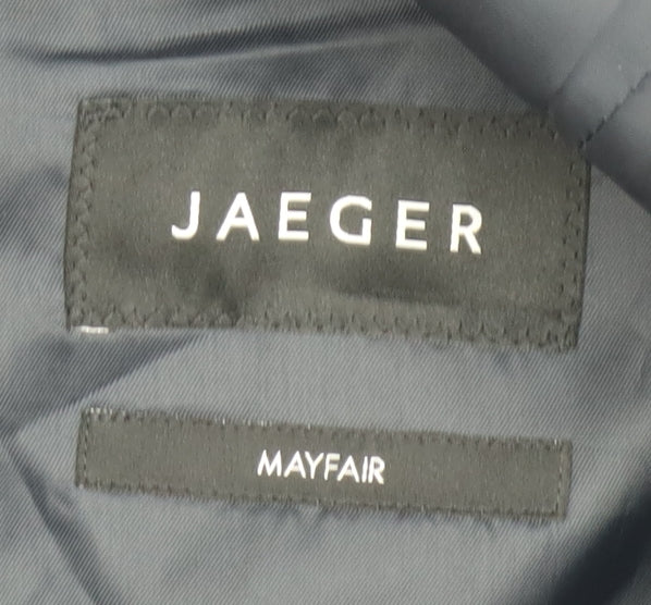 Mens UK Size 40 Jaeger Regular Black Suit Jacket