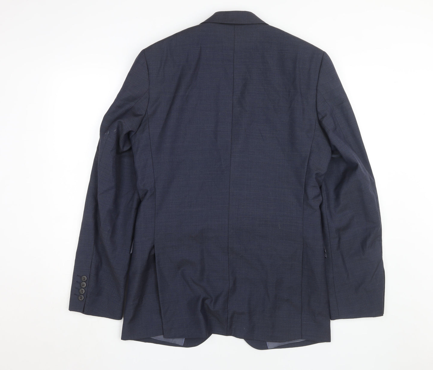 Mens UK Size 38 Marks and Spencer Regular Blue Suit Jacket