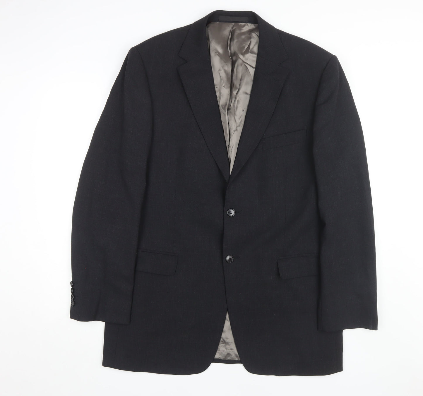 Mens UK Size 42 Marks and Spencer Regular Black Suit Jacket