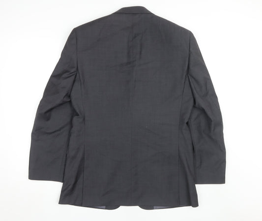 Mens UK Size 38 Daniel Hechter Regular Grey Suit Jacket
