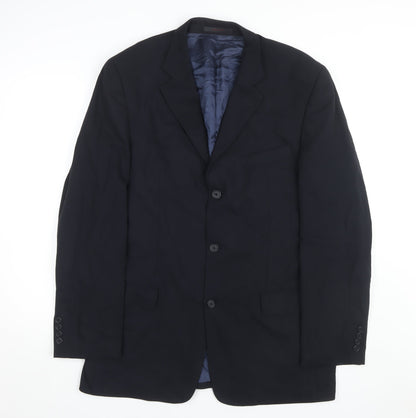 Mens UK Size 42 Ted Baker Regular Blue Suit Jacket