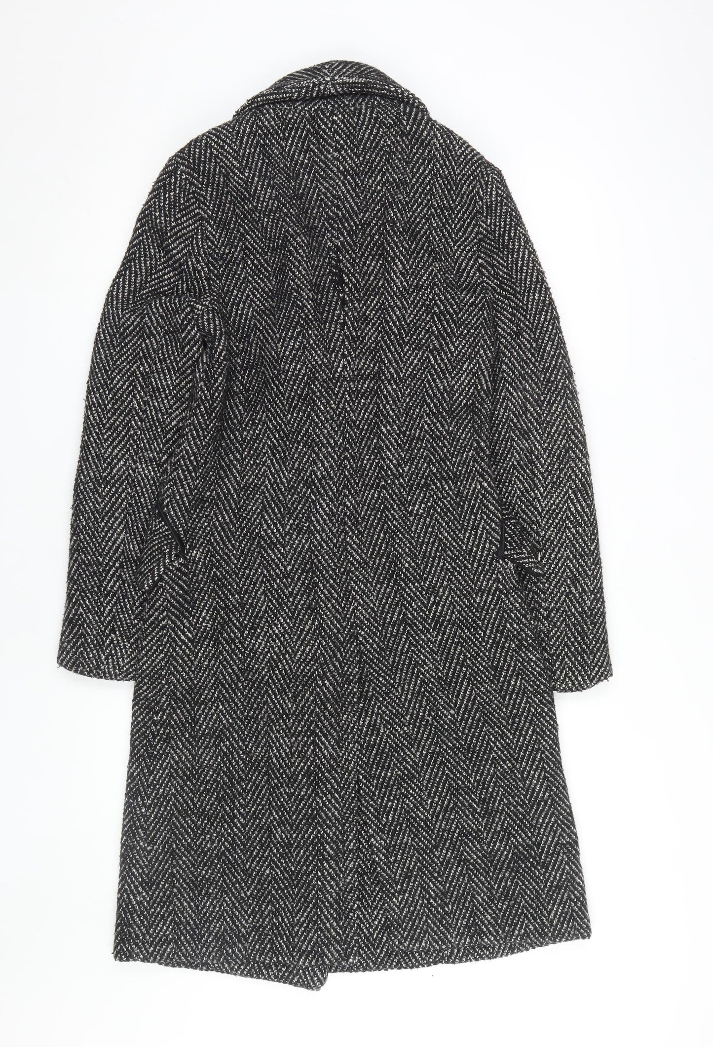 Bardot Women's Black Tweed Overcoat Size 2