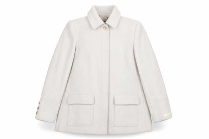 Womens UK Size 10 Ted Baker Beige Overcoat
