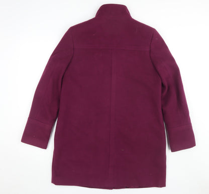 Womens UK Size 12 Marks and Spencer Purple Overcoat