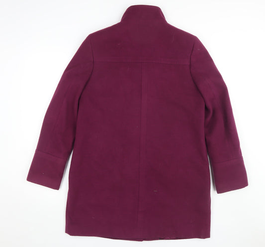 Womens UK Size 12 Marks and Spencer Purple Overcoat