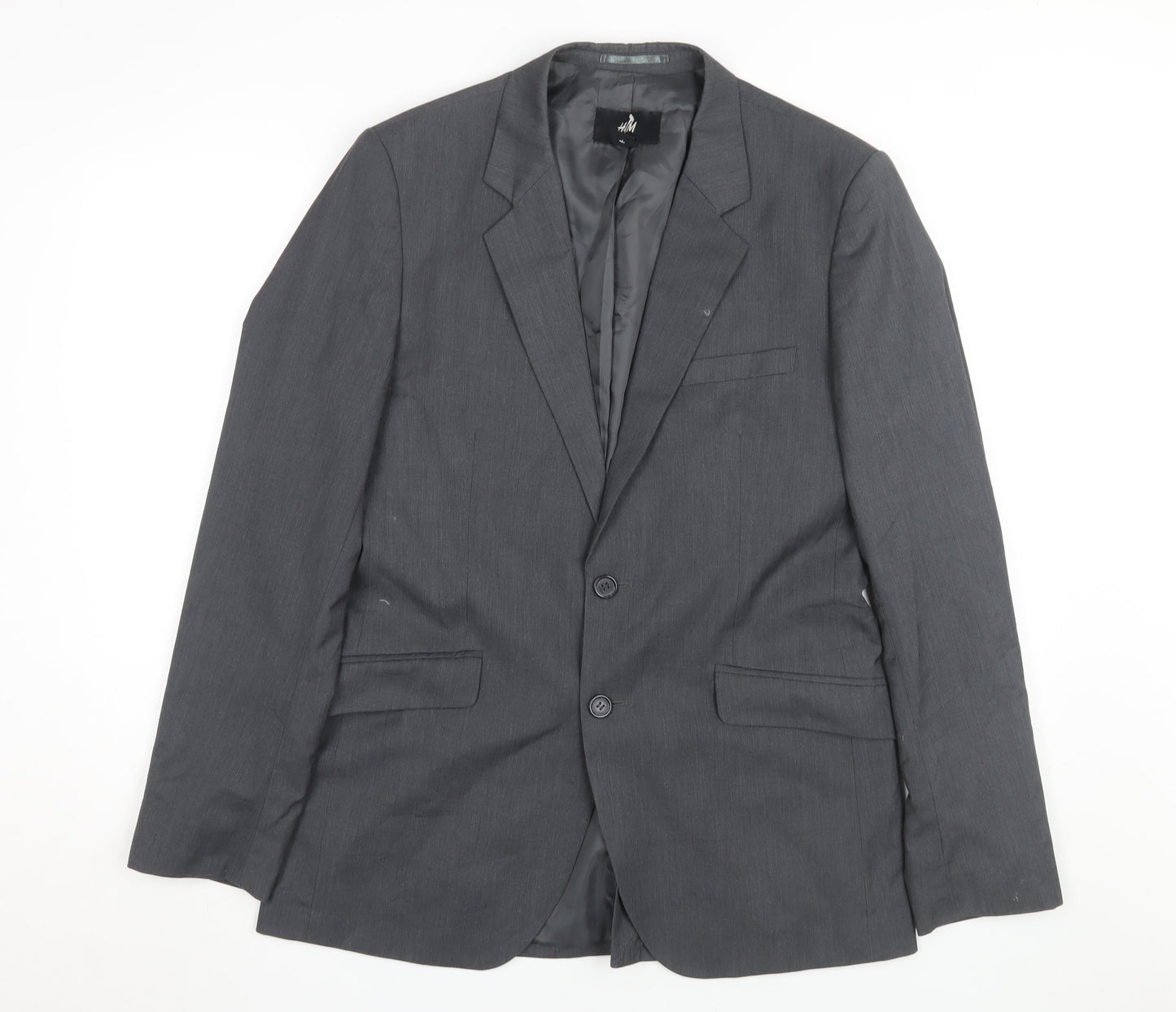 Mens UK Size 38 H&M Regular Grey Suit Jacket