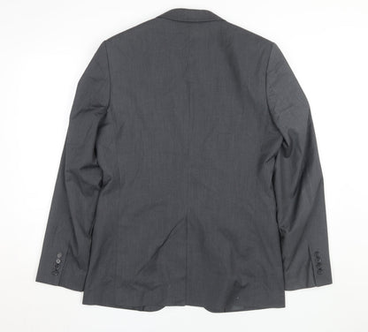 Mens UK Size 38 H&M Regular Grey Suit Jacket