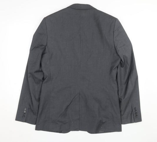 Mens UK Size 38 H&M Regular Grey Suit Jacket