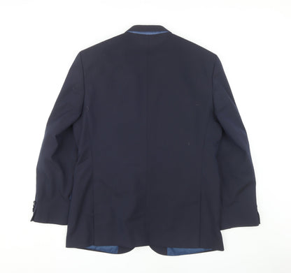 Mens UK Size 42 Marks and Spencer Regular Blue Suit Jacket